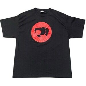 Thundercats Logo Men's L T-Shirt Warner Bros VTG Y2K Saturday Morning Cartoons